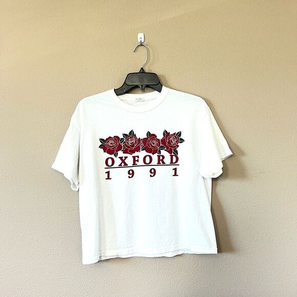 Brandy Melville John Galt Oxford Short Sleeve Tee - Picture 1 of 5